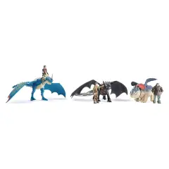 Gronkio & Fish Leg Dragon and Viking Set - action figures and accessories