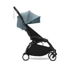 Stokke - Passeggino Yoyo3 Con Set Rivestimento 6+ Aqua Telaio - Black - passeggini compatti