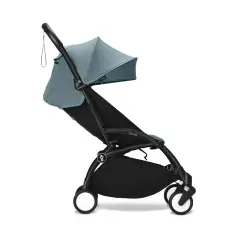 Stokke - Passeggino Yoyo3 Con Set Rivestimento 6+ Aqua Telaio - Black - passeggini compatti