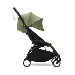 Stokke - Passeggino Yoyo3 Con Set Rivestimento 6+ Olive Telaio - Black - passeggini compatti