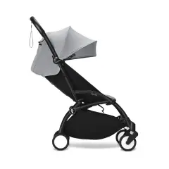 Stokke - Passeggino Yoyo3 Con Set Rivestimento 6+Stone Telaio - Black - passeggini compatti