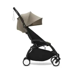 Stokke - Passeggino Yoyo3 Con Set Rivestimento 6+Taupe Telaio - Black - passeggini compatti