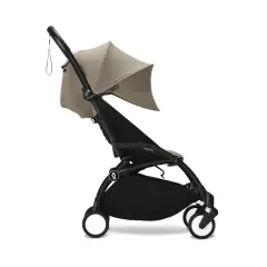 Stokke - Passeggino Yoyo3 Con Set Rivestimento 6+Taupe Telaio - Black - passeggini compatti
