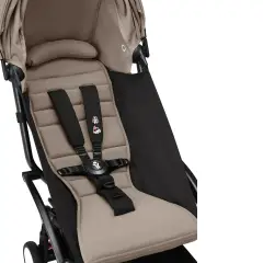 Stokke - Passeggino Yoyo3 Con Set Rivestimento 6+Taupe Telaio - Black - passeggini compatti