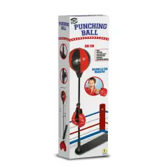 Teosport Pungiball Con Pedana E Guantoni - Attrezzature sportive