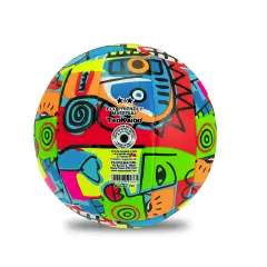 Pallone Volley Teokaido in PVC Fluo Con Disegno - Palle e palloni