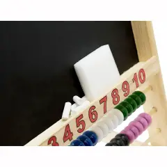 Fatto Di Legno - Lavagna in Legno con Pallottoliere e Gessi - Lavagnette e carrelli