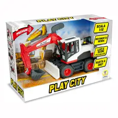 Play City - Escavatore A Frizione Con movimenti Artcolati, Luci E Suoni - modellini