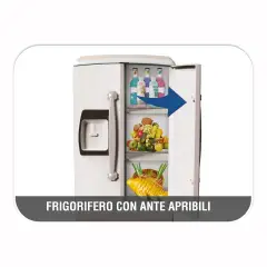Set Cucina Giocattolo con Fornello e Frigo – Luci, Suoni e Accessori - Cucine e gioco simbolico