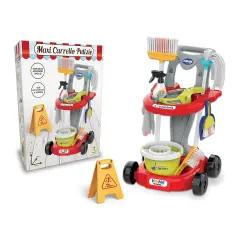 Set Carrello Pulizia Con Paletta E Accessori - bellezza e accessori