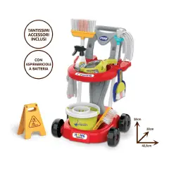 Set Carrello Pulizia Con Paletta E Accessori - bellezza e accessori