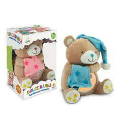 Orsetto 25cm Con Luce E Melodia 2 Colori - peluches 0/36 mesi