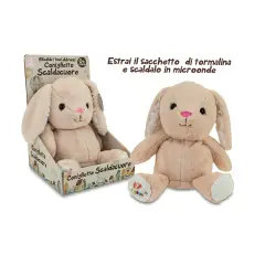 Coniglietto Scaldacuore 24cm - peluches 0/36 mesi