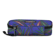 Eastpak Astuccio Scuola Oval Single Brize Palm Navy - bauletti tombolini bustine