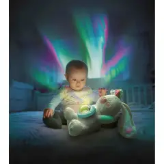 Baby Clementoni Fiocco - Proiettore di Aurora Boreale - Primi giochi