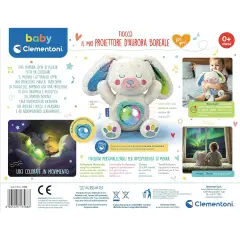 Baby Clementoni Fiocco - Proiettore di Aurora Boreale - Primi giochi