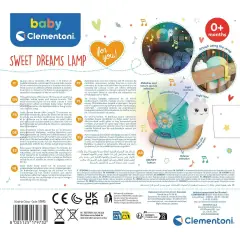 Baby Clementoni Lampada Notturna Night Lamp Sweet Dreams - Primi giochi