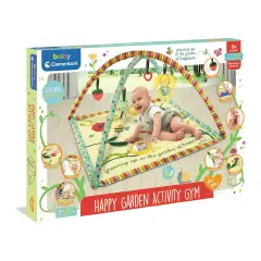 Baby Clementoni Happy Garden Activity Gym - Palestrina Neonato Multisensoriale - Primi giochi