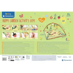 Baby Clementoni Happy Garden Activity Gym - Palestrina Neonato Multisensoriale - Primi giochi