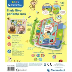 Baby Clementoni Il Mio libro Parlante Amici E Animali - Primi giochi