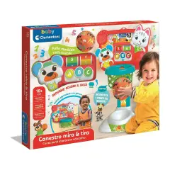 Clementoni Baby - Canestro Mira e Tira - Primi giochi