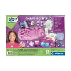 Clementoni Scienza e Gioco Gioielli di Cristallo Kit Bambini 8+ - creatività