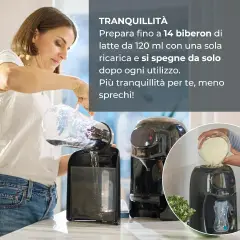 Nuvita 1180 Lattespresso Preparatore Istantaneo di Biberon - Sicurezza e igiene
