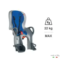 Seggiolino Bambini Posteriore Reclinabile Per Bicilette Nero - seggiolini bicicletta