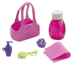 Barbie con 3 Cuccioli e Vasca da Bagno Playset - collezionabili bambina