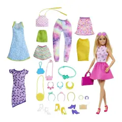 Barbie Bambola con Grande Set Vestiti - collezionabili bambina