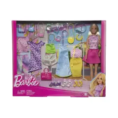 Barbie Bambola con Grande Set Vestiti - collezionabili bambina