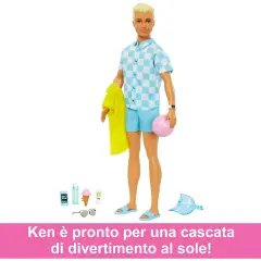 Barbie Ken Movie Beach HPL74 - collectibles little girl