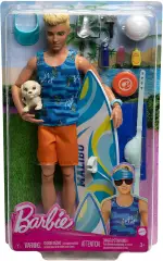 Barbie Ken Con Tavola Surf e Cucciolo HPT50 - collezionabili bambina