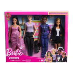 Barbie Careers Set 4 Dolls Women in Cinema HRG54 - collectible baby girl