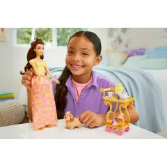 Disney Princess Set da Tè di Belle con Bambola e Carrello - collezionabili bambina