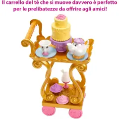 Disney Princess Set da Tè di Belle con Bambola e Carrello - collezionabili bambina