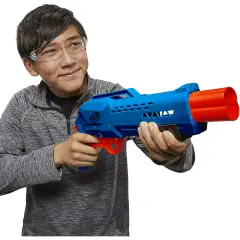 Nerf Alpha Strike Big Cat DB-2 Blaster con 8 Freccette Elite - armi soldatini