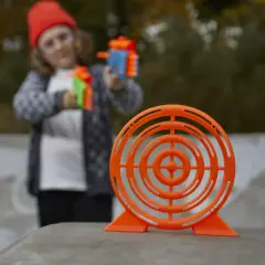 Nerf Elite 2.0 Face Off Target Set con 2 Blaster e Bersaglio - armi soldatini