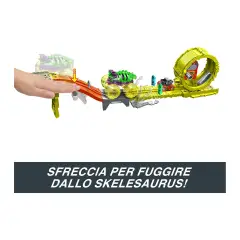 Hot Wheels Monster Truck Sfida, Carica E Insegui - play set