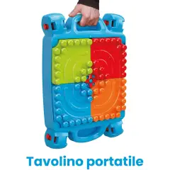 MEGA Bloks Tavolino Multiattività 30 Pezzi Portatile Bambini - Costruzioni in plastica