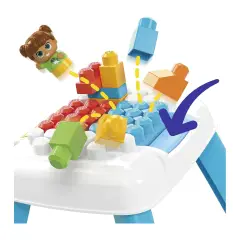 MEGA BLOKS Tavolino Blocchi a Caduta - Costruzioni in plastica