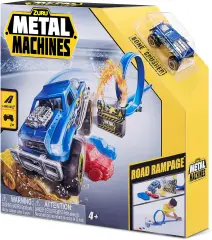 Pista Road Rampage Bulk Serie 1 Con 1 Veicolo Metal Machines Zuru - play set