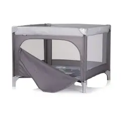 Box Pieghevole Chipolino Pop Up Hippo Grigio 100x100 cm - lettini da viaggio