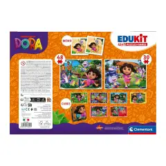 Edukit 4in1 Dora The Explorer - Puzzle in cartone