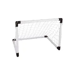 Set Calcio 2 in 1 con Rete, Pallone e Pompa – 185x122x66 cm - Attrezzature sportive