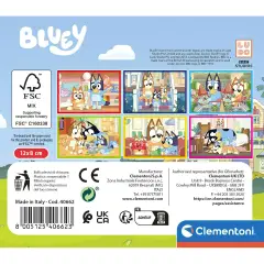 Cubi 6 - Bluey - Puzzle in cartone