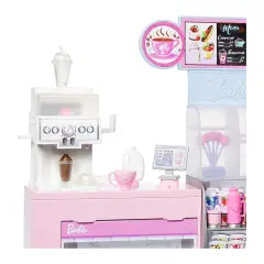 Barbie Caffetteria con Bambola Barista e 12 Accessori - collezionabili bambina