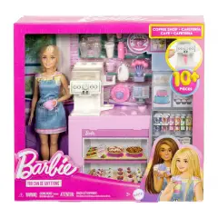 Barbie Caffetteria con Bambola Barista e 12 Accessori - collezionabili bambina
