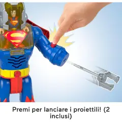 Imaginext Dc Super Friends Superman Insider e Corazza - action figures ed accessori