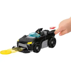 Imaginext Dc Super Friends Metal Force Batmobile - action figures ed accessori